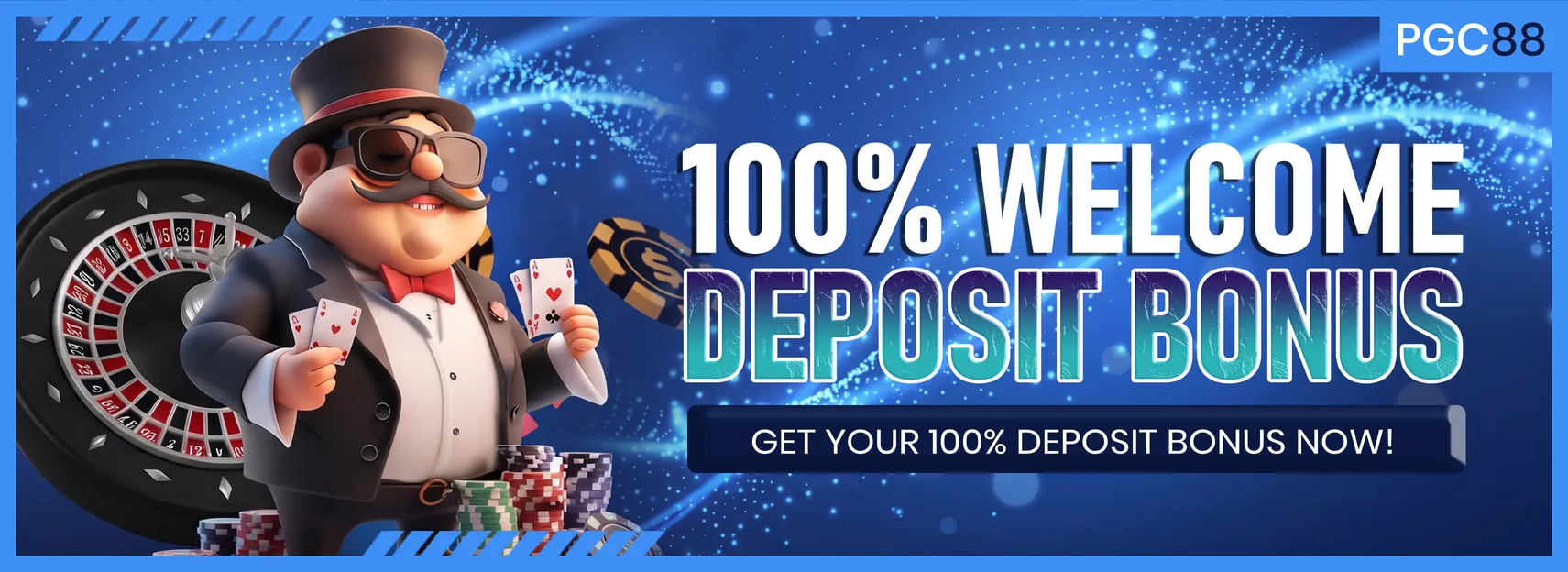 First three deposits: 20% → 30% → 50%, up to ₱288 each