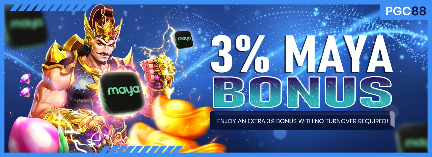 3% back on every Maya deposit